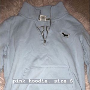Pink Turtleneck Pull Over Hoodie